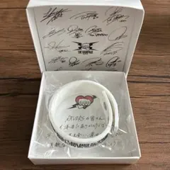 THE RAMPAGE入会特典ホワイトラバーバンド オリジナルボックス付き