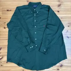 【希少】ラルフローレン BLAKE ボタンダウンシャツ XL ダークグリーン