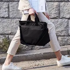 トートバッグレディースメンズ　ハンドバッグ　肩掛け大容量2way　PC通勤通学