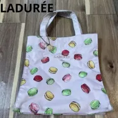 LADURÉE マカロン柄 トートバッグ 手提げ袋 ピンク