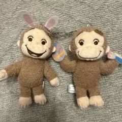 おさるのジョージ 赤いほっぺ マスコット イースター　セット