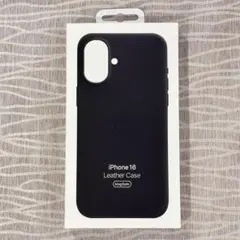 iPhone 16 レザーケース　 MagSafe ブラック