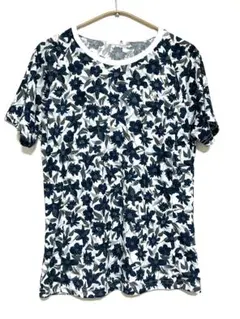 【美品】ルコック花柄レディースシャツ半袖XLのサムネイル