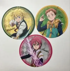 七つの大罪 豚の帽子亭コラボカフェ コースターメリオダス・キング・ゴウセル