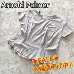 【定番チェック柄♡新品未使用】アーノルドパーマー トップス シャツ グレー M