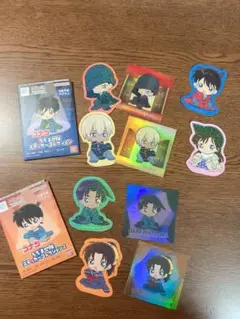名探偵コナン ちぢませ隊ステッカーコレクション10枚セット