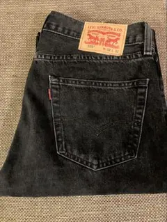 Levi's 555 ブラックデニム W 32 L 32