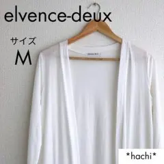 elvence-deux ホワイトアイボリー 花柄 レース ロングカーディガンのサムネイル