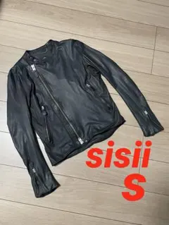 men's sisii セミダブルライダース　ウォッシャブルレザー　シシ　牛革のサムネイル