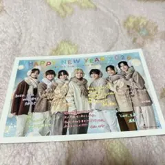 なにわ男子 2026 年賀状 西畑大吾長尾謙杜高橋恭平道枝駿佑大西流星藤原丈一郎