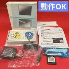 【動作確認済】ニンテンドーDS Lite 本体 ポケモンカバー・ソフト・箱説付き