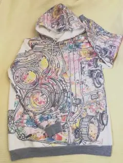 melange メラーンジュ　カラフル　プルオーバー　フード付き　暖かい