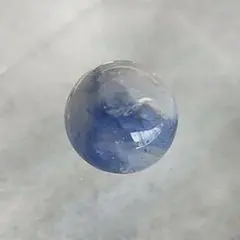 希少 天然石 デュモルチェライト インクォーツ 224f 粒売り 約7.8mm