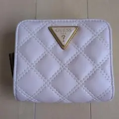 週末3日間限定♥GUESS /キルティング 二つ折りウォレット/ ピンク♥