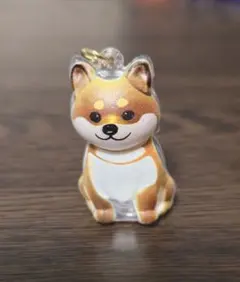 うちの子のけだまだま風キーホルダー　柴犬