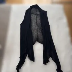 ロング丈　メッシュベスト　ハンドメイド