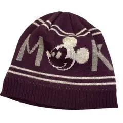 ニット帽　ミッキー　キッズ