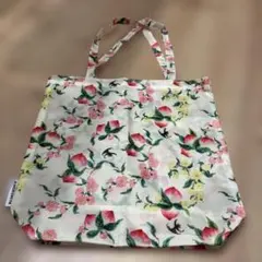 KINOKUNIYA 花柄エコバッグ 約30cm x 30cm