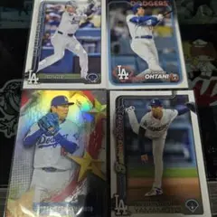 Topps 山本由伸 大谷翔平４枚 ロサンゼルス・ドジャース