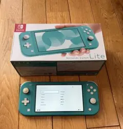 【ジャンク品】Nintendo Switch Lite ターコイズ 箱付き