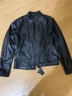 黒レザージャケットのサムネイル