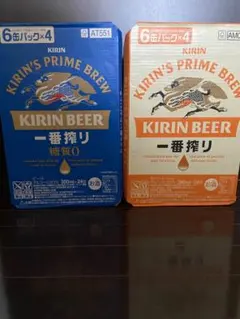 KIRIN一番搾り 糖質0 ＆ 一番搾り 350ml×24缶 計48本のサムネイル