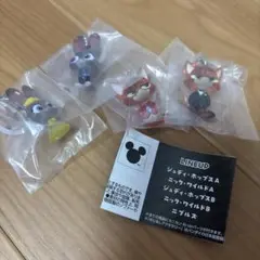 ズートピア2 めじるしアクセサリー セミコンプリート ガチャ ジュディ ニック