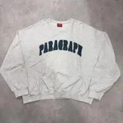 PARAGRAPH グレー スウェット パラグラフ ビッグシルエット 韓国