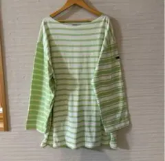 ルミノア×トゥモローランド★クレイジーパターンビッグバスクシャツ　黄緑km