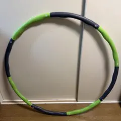 フラフープ エクササイズ用 グリーン ブラック