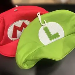 マリオ　ルイージ　着ぐるみ帽子
