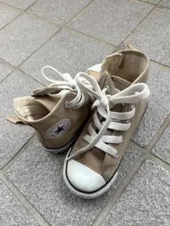 CONVERSE ハイカットスニーカー 15cm ベージュ