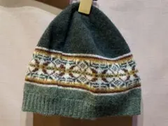 スコットランド製 ロバートマッキー ウールニットキャップ