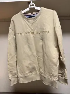 TOMMY HILFIGER ベージュ トレーナーM
