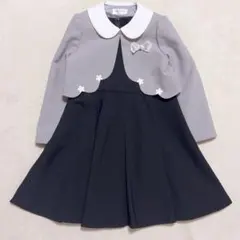 美品　sa.ku.ra アンサンブル　スカラップ　女の子　120cm 入学式