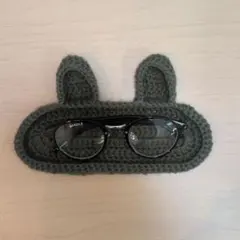 【リクエスト用】動物のメガネケース　小物入れ　編み物　ハンドメイド