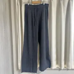 【美品】 UNIQLO　ユニクロ　ウォッシャブルニットリブパンツ　XL
