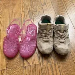 早い者勝ち❤️キッズ　サンダルとスニーカーセット　19.5