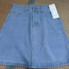 デニムタイトスカート ライトブルー Sサイズ