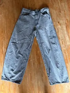 GUバレルレッグジーンズ(メンズ)31インチ78.5cm 2度使用で未使用に近い