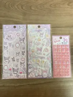クロミ立体シール&マイメロタイルシール