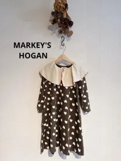MARKEY'S HOGAN ハート柄7分袖ワンピース