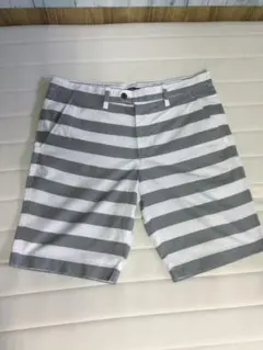 【美品】GAP コットン　ボーダーショートパンツ　Lサイズのサムネイル