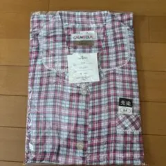CALMO OLA パジャマ ピンク チェック Mサイズ