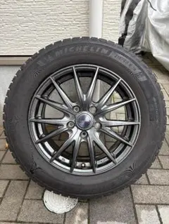 215/60R16ミシュランスタッドレスタイヤ・ホイール4本セット2022年製