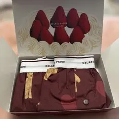 新品BOX入りジェラート ピケ　HOLIDAY ショーツセット　くま