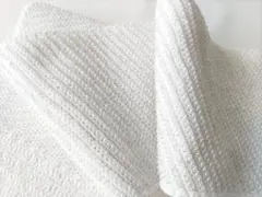 ビーズ　半襟　半衿　白