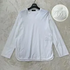2024年製✨Drawer コットン天竺ロングスリーブTシャツ　ドゥロワー　美品のサムネイル