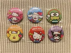 サンリオ　缶バッジ　6点セット