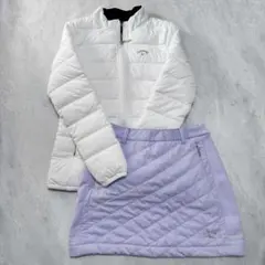 【kirara☆さま】キャロウェイ ライトダウンL&スカートM おまけレギンス付